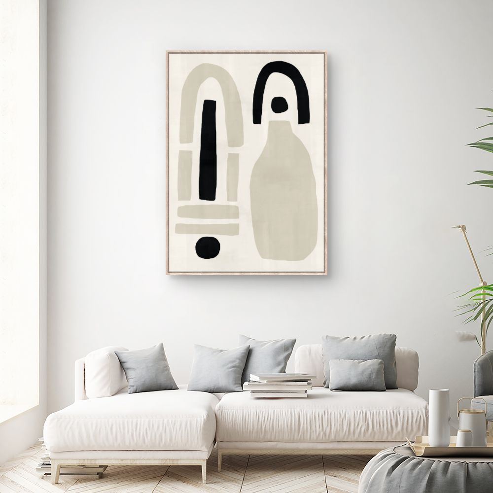 Tableau Silhouettes abstraites