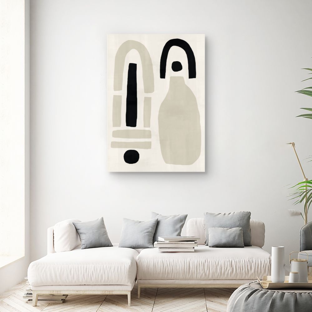 Tableau Silhouettes abstraites