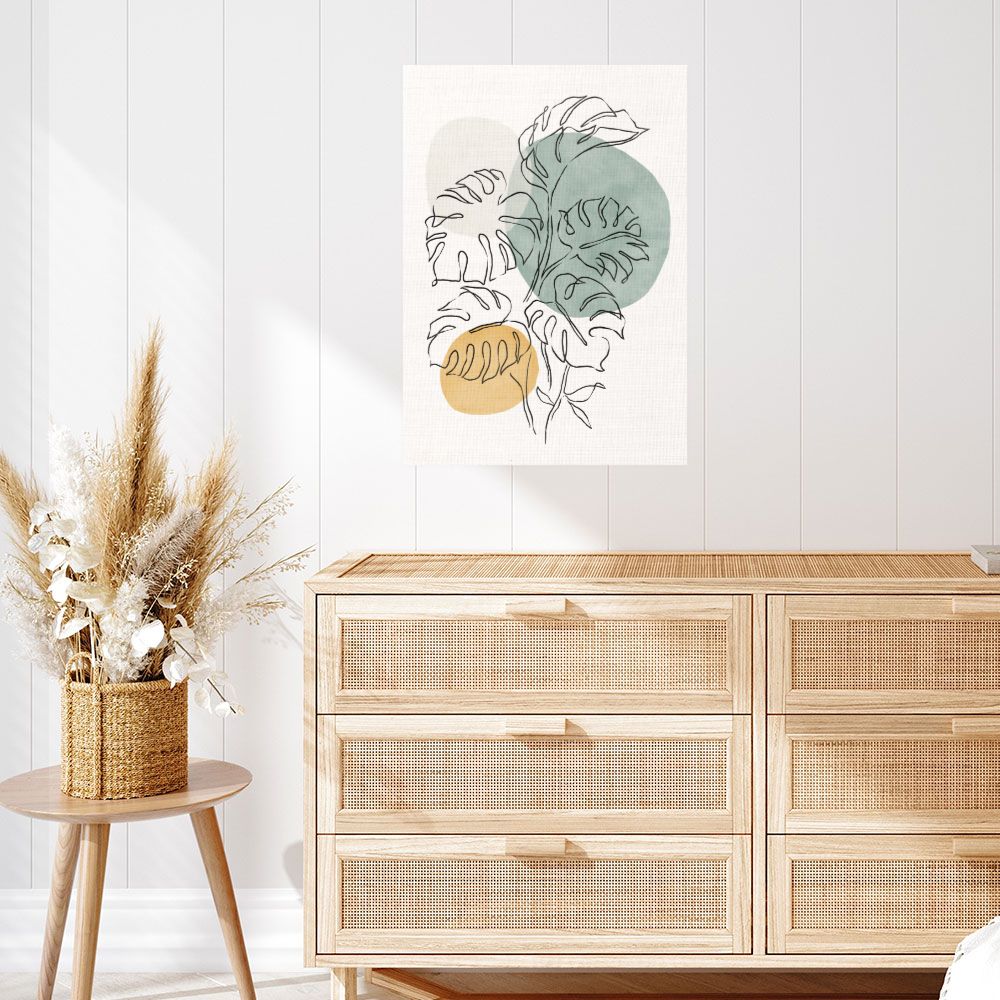 Affiche Lignes botaniques élégantes