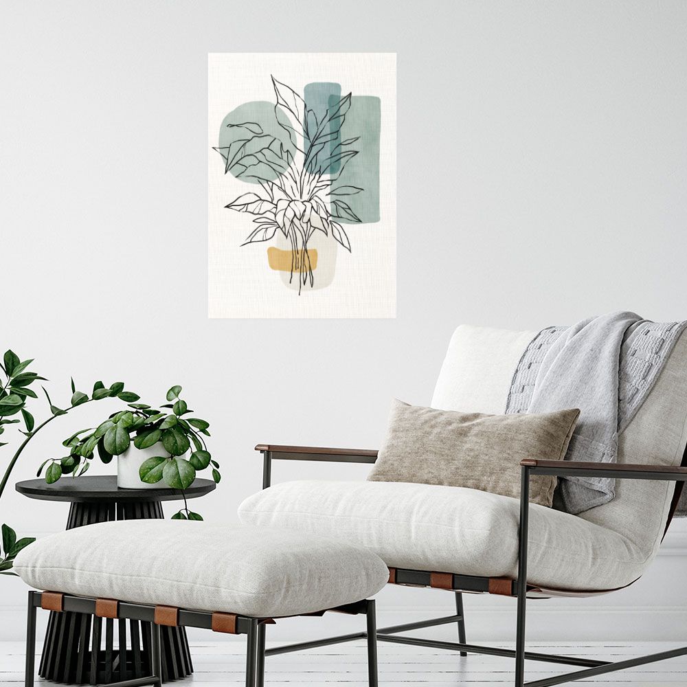 Affiche Feuillage artistique