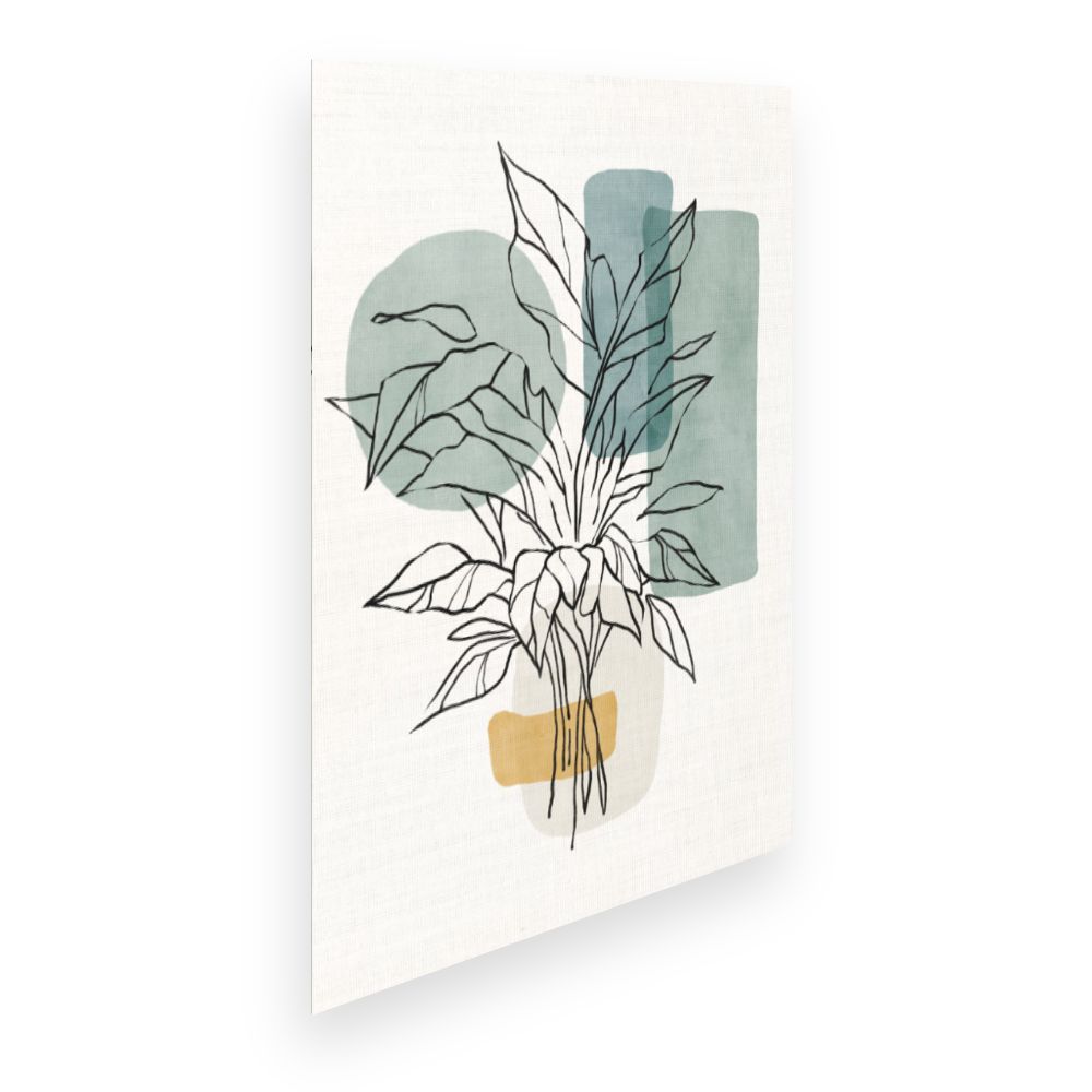 Affiche Feuillage artistique