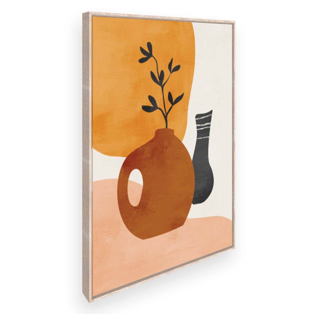 Toile Vases abstraits élégants