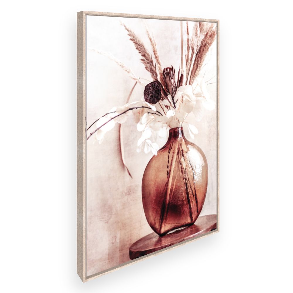 Toile Vase floral élégant