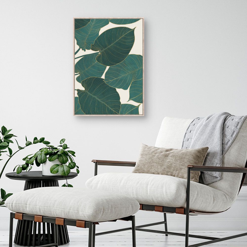 Tableau Feuilles exotiques