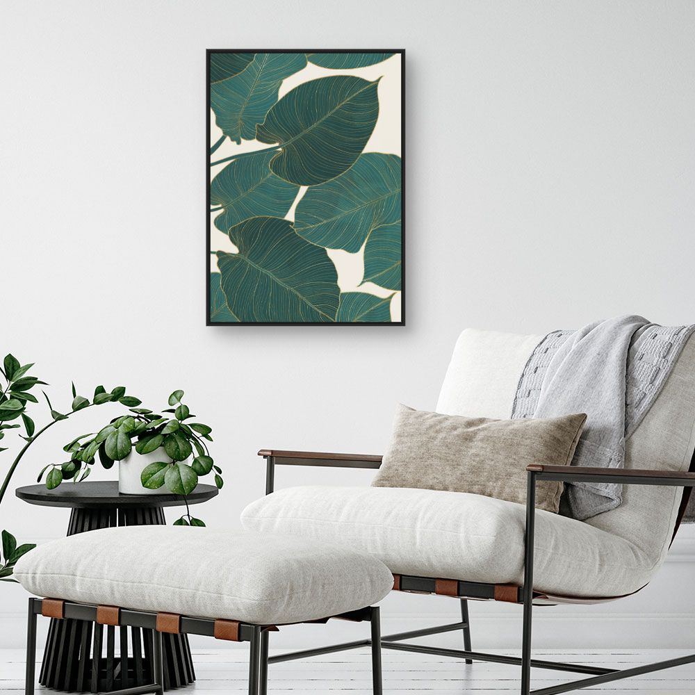 Tableau Feuilles exotiques