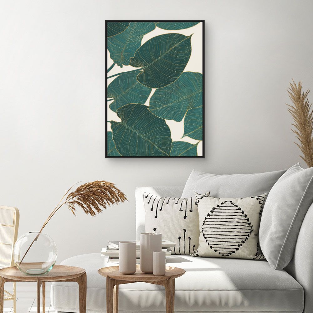 Tableau Feuilles exotiques