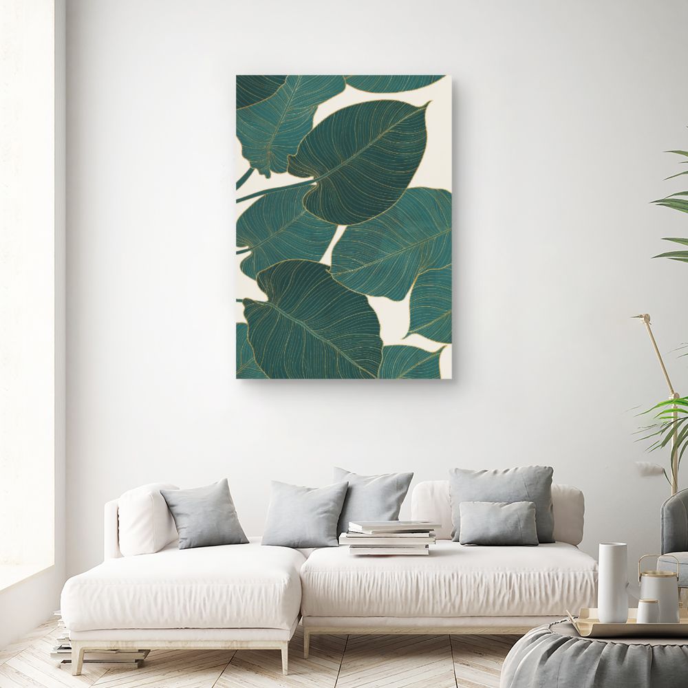 Tableau Feuilles exotiques