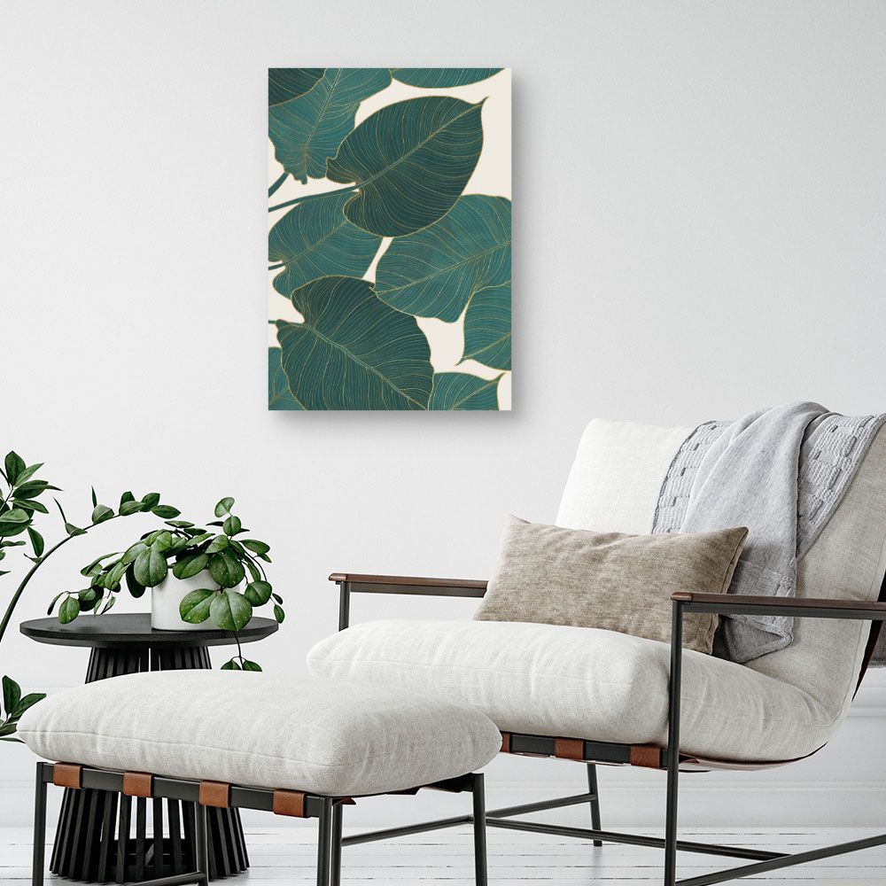 Tableau Feuilles exotiques