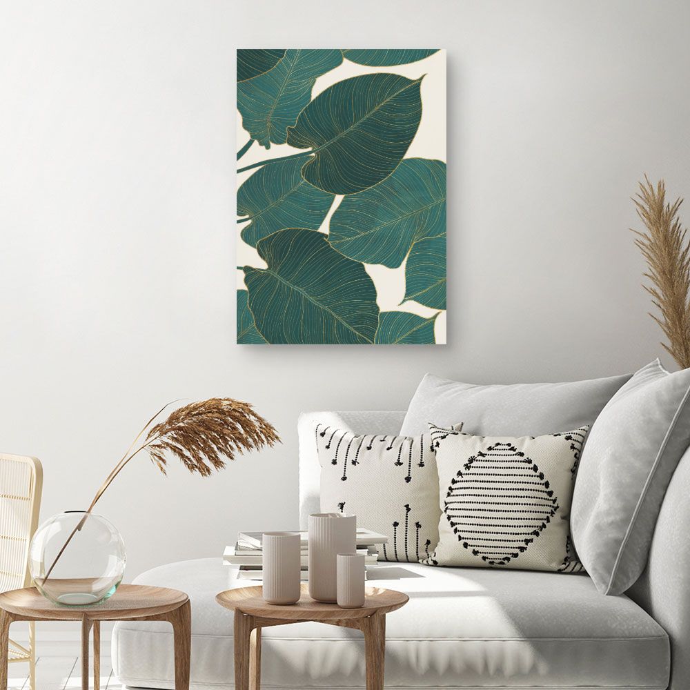 Tableau Feuilles exotiques