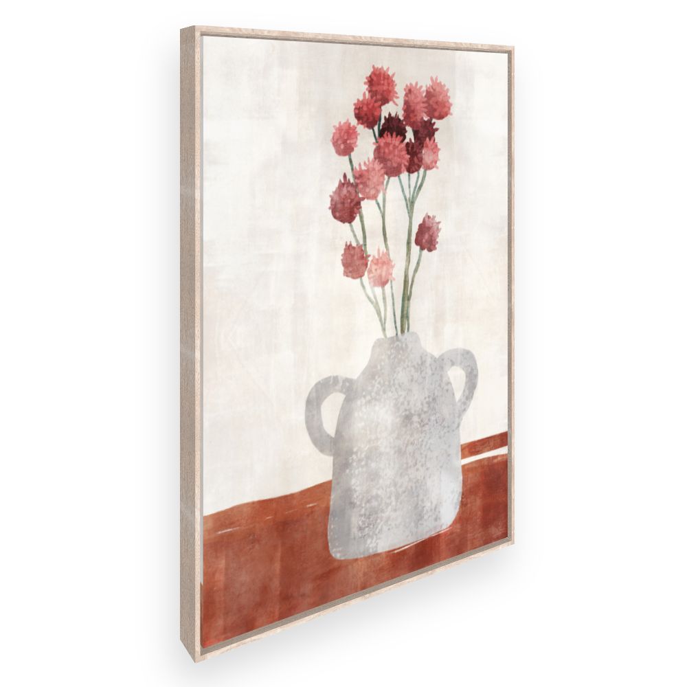 Toile Fleurs en vase