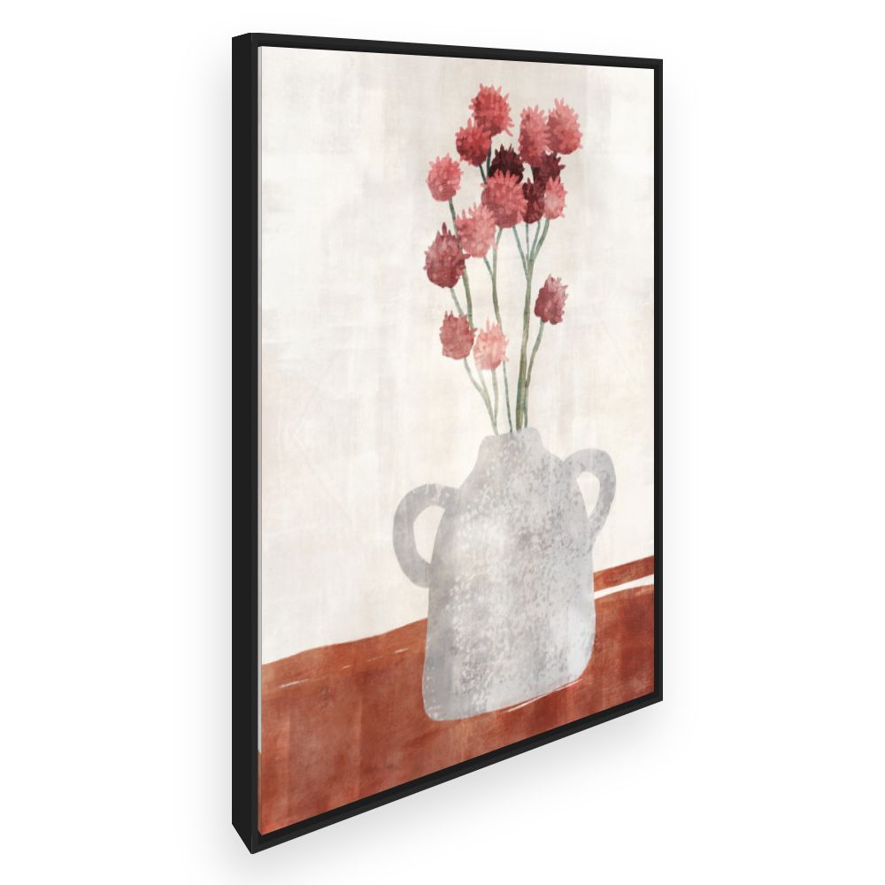 Toile Fleurs en vase