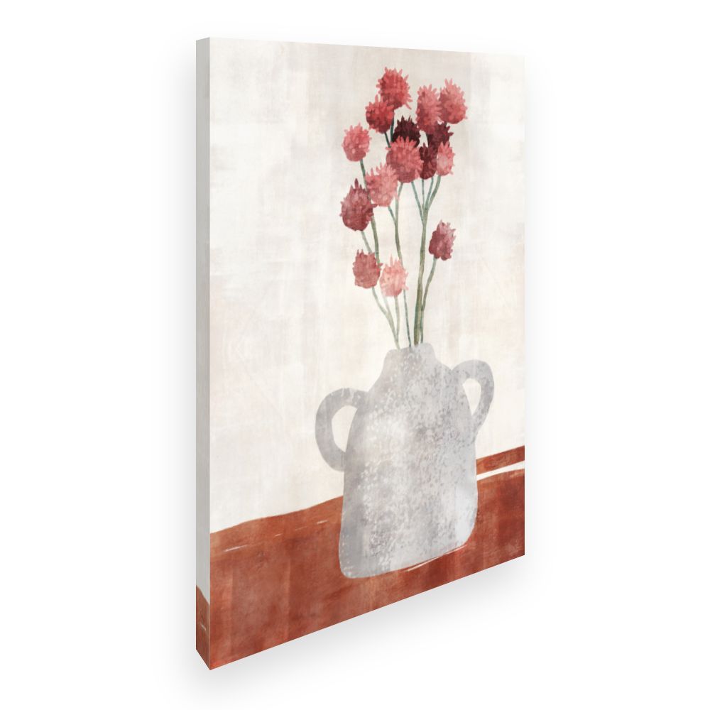 Toile Fleurs en vase