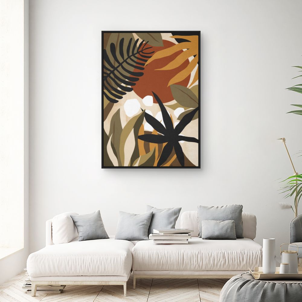 Tableau Feuillage abstrait