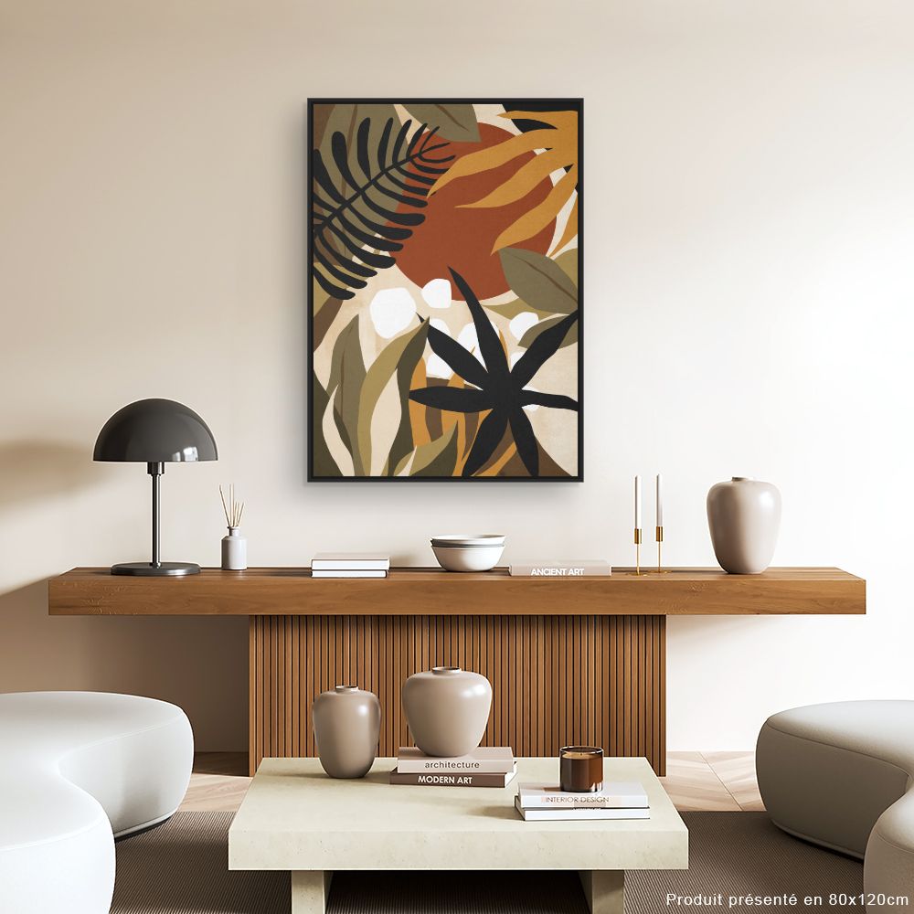 Tableau Feuillage abstrait