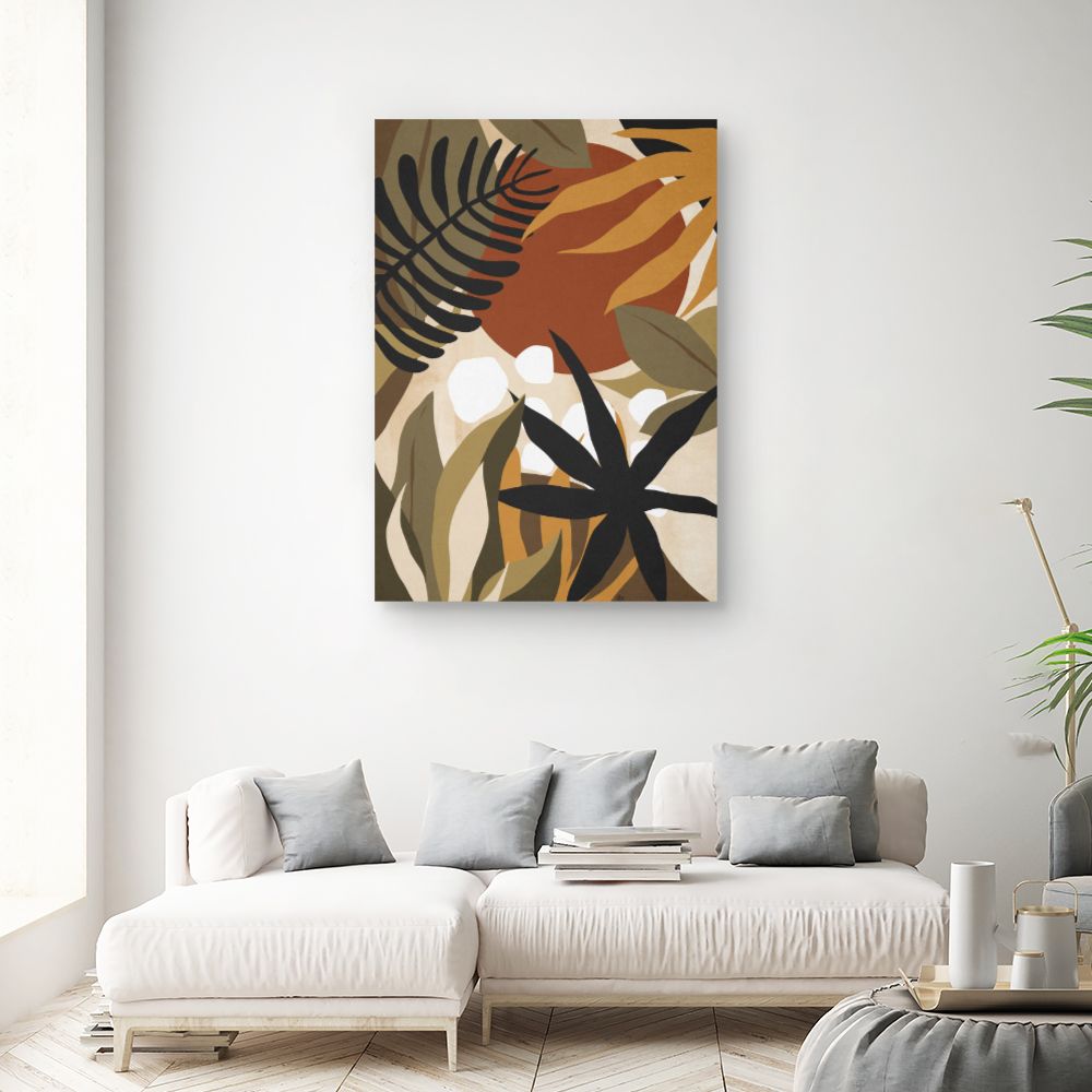 Tableau Feuillage abstrait