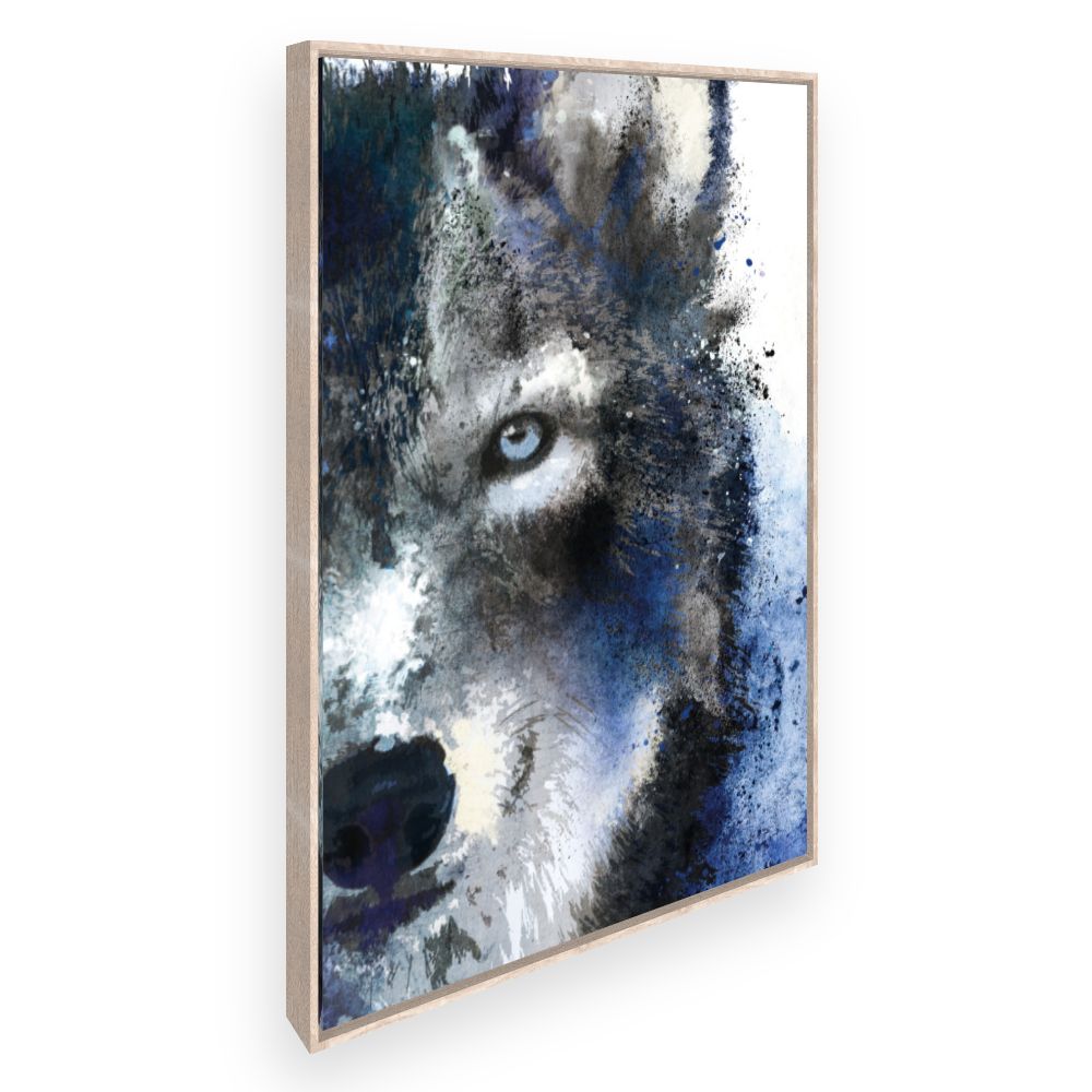 Toile Loup artistique