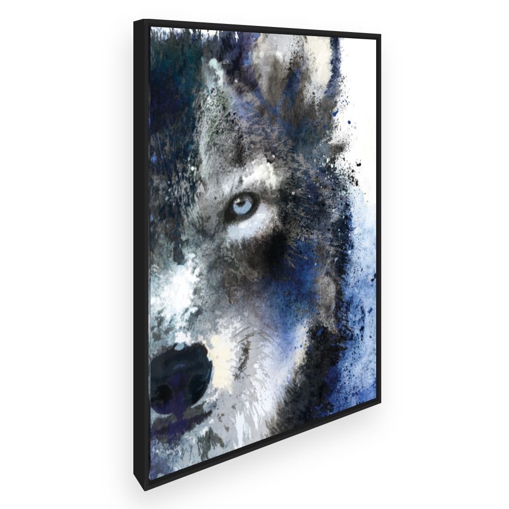 Toile Loup artistique