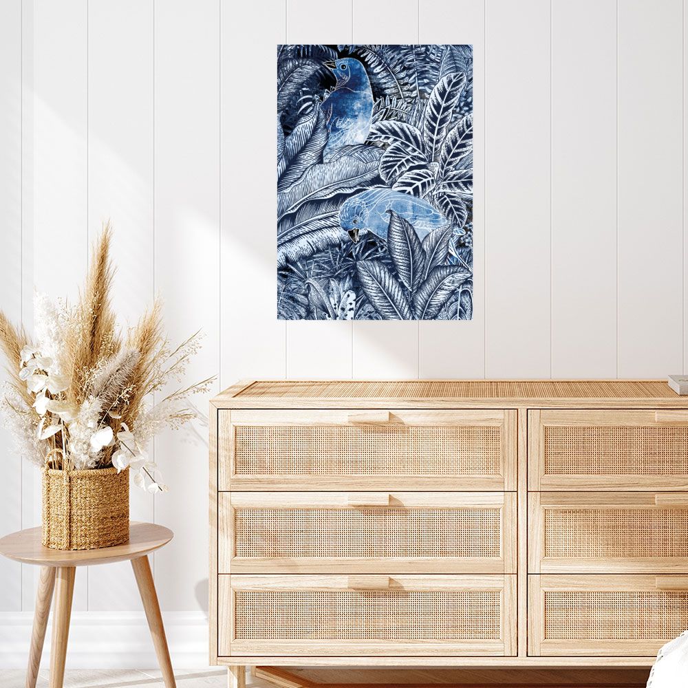 Affiche Oiseaux tropicaux enchanteurs