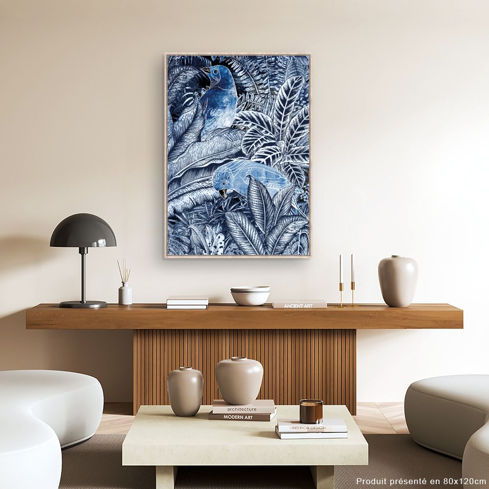 Tableau Perroquets exotiques