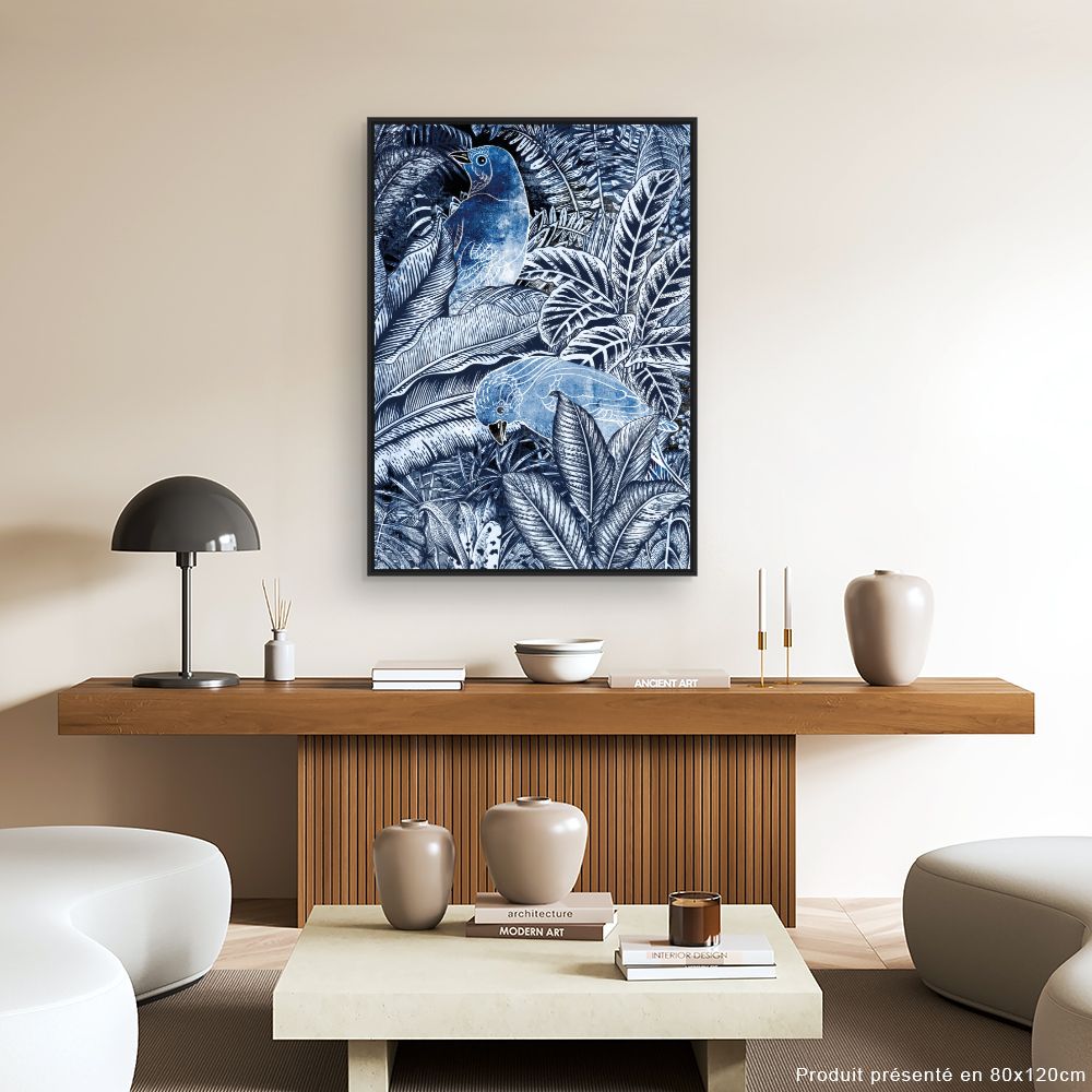 Tableau Perroquets exotiques