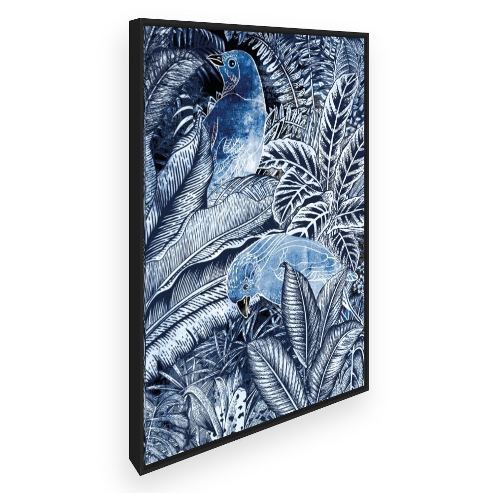 Toile Perroquets exotiques