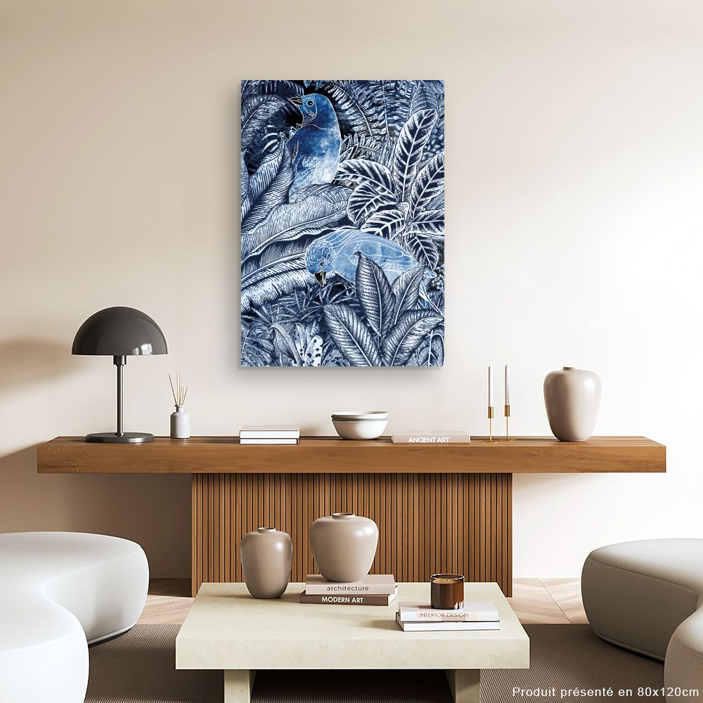 Tableau Perroquets exotiques
