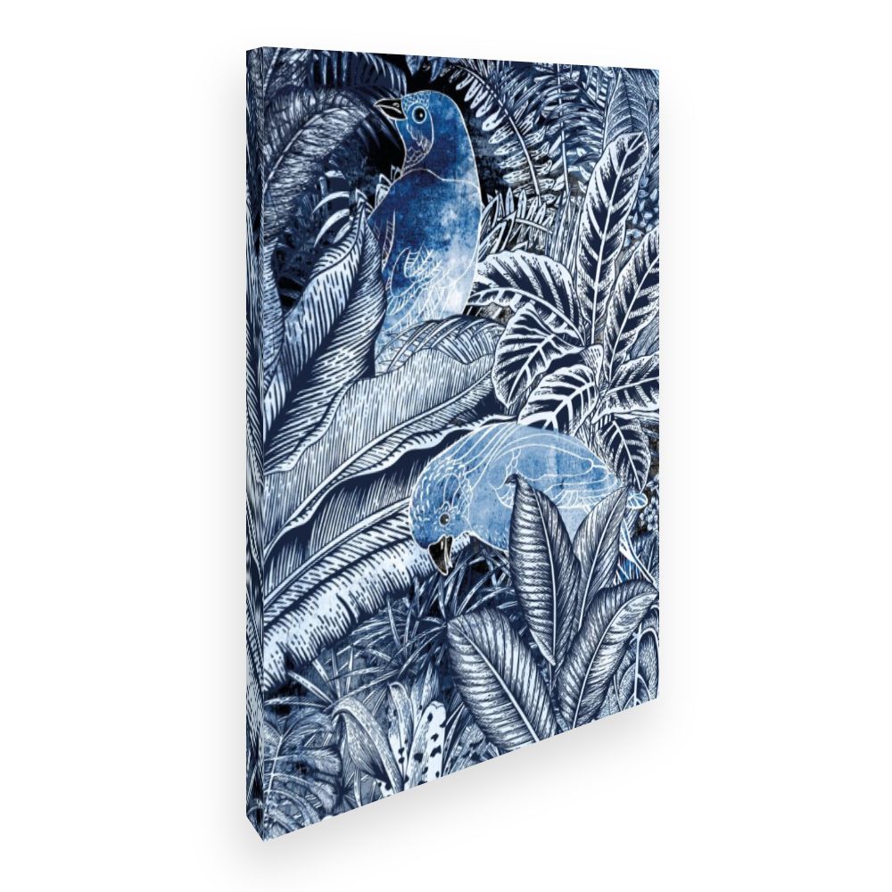 Toile Perroquets exotiques
