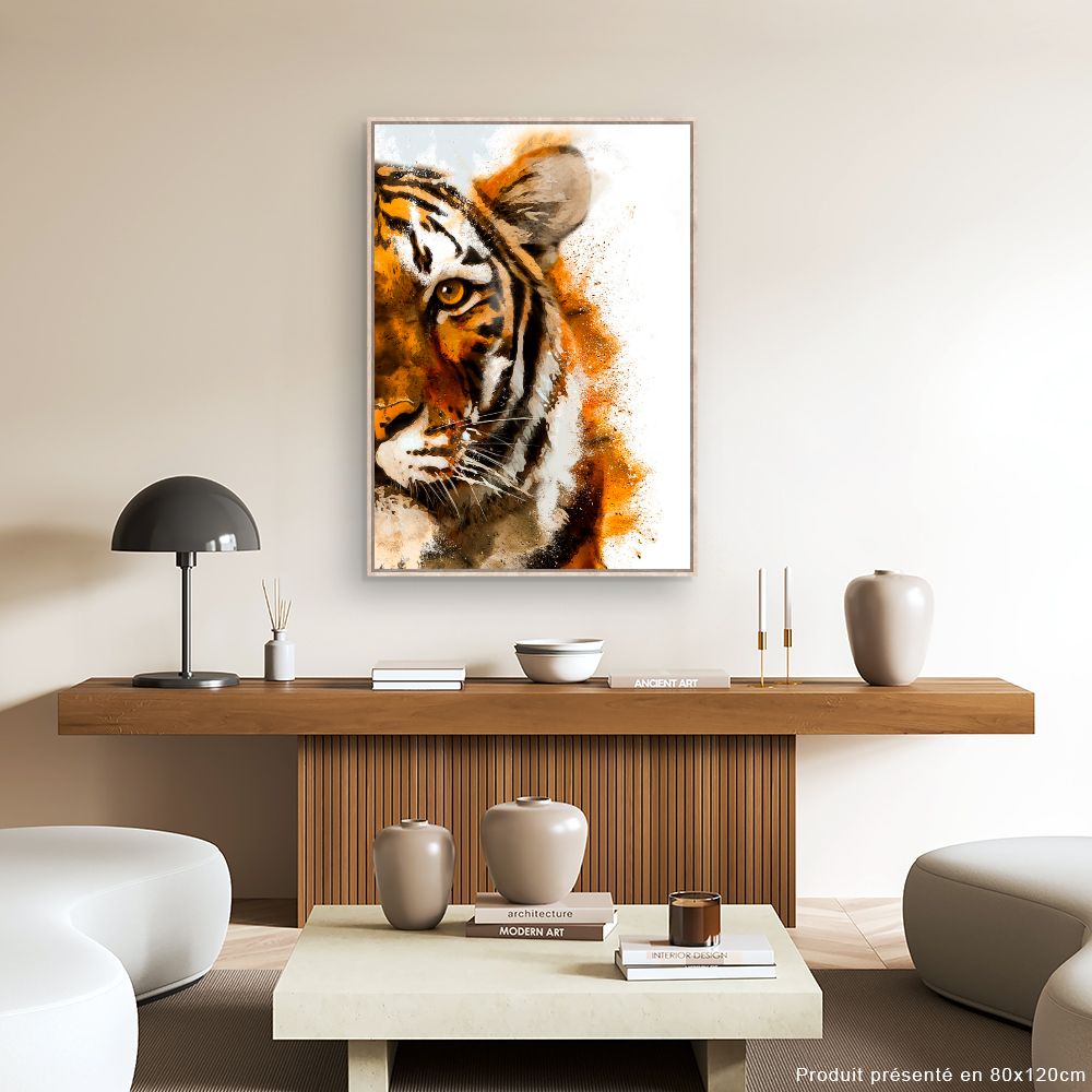 Tableau Tigre majestueux