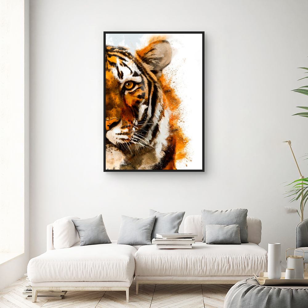 Tableau Tigre majestueux
