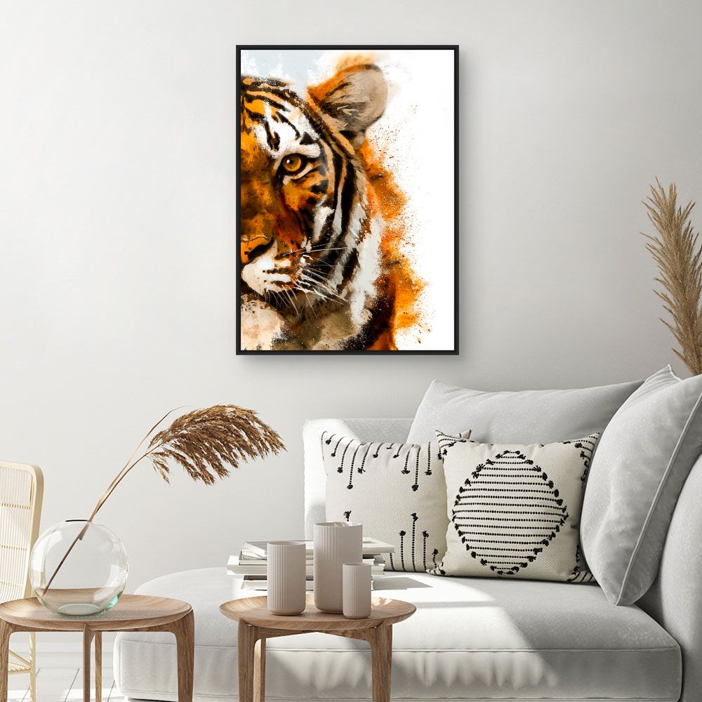 Tableau Tigre majestueux