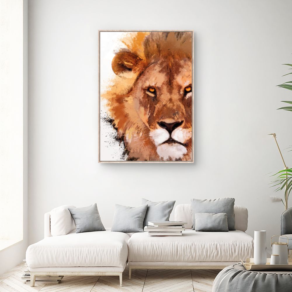 Tableau Lion majestueux