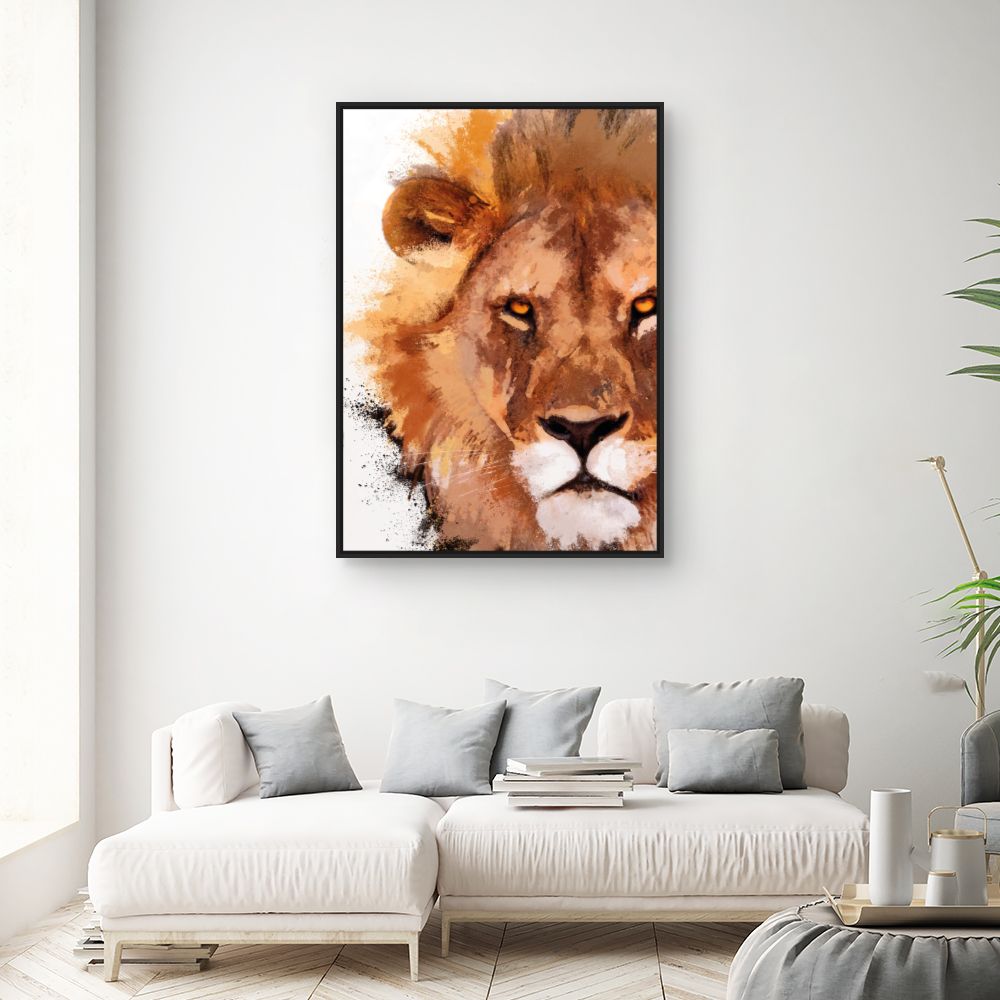 Tableau Lion majestueux
