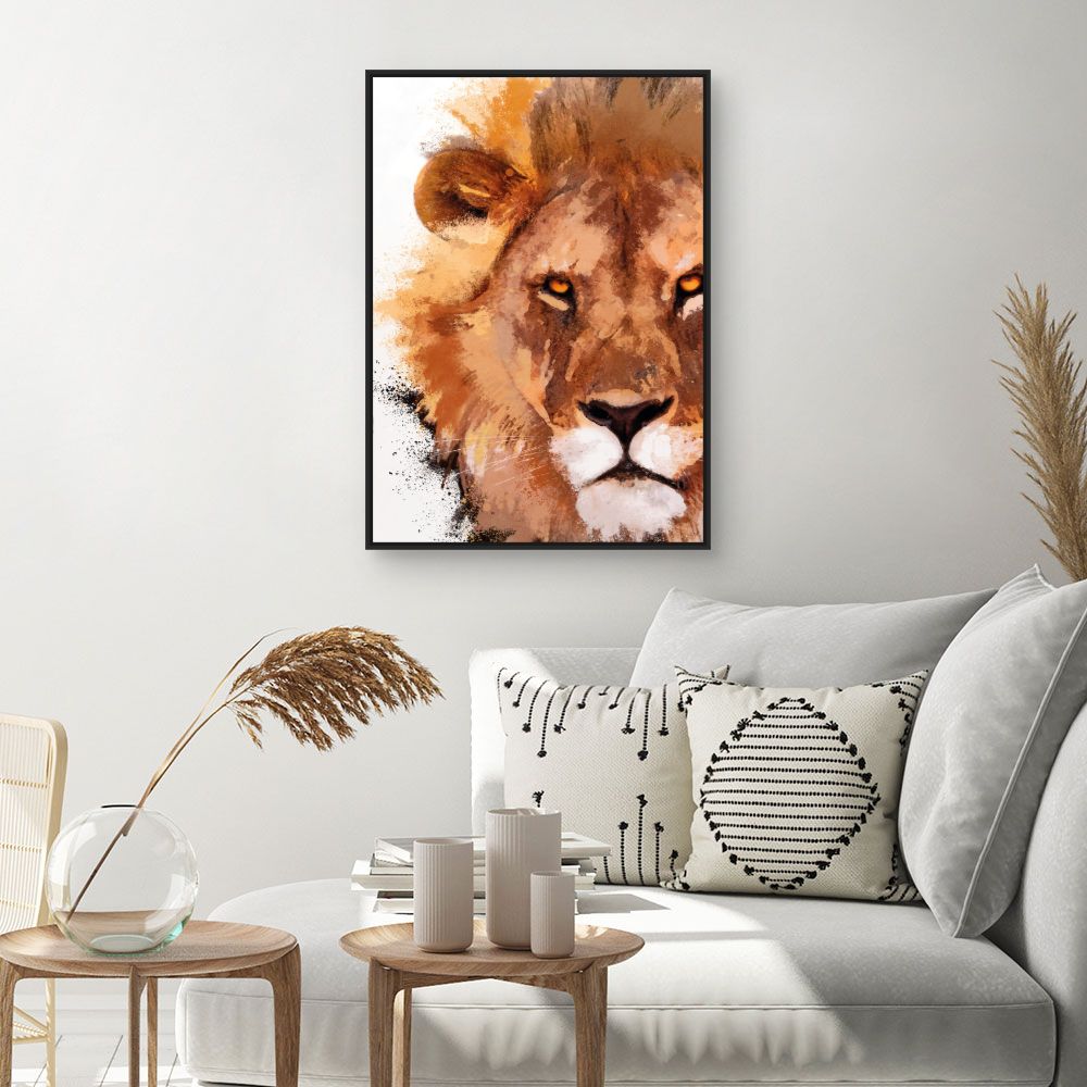 Tableau Lion majestueux