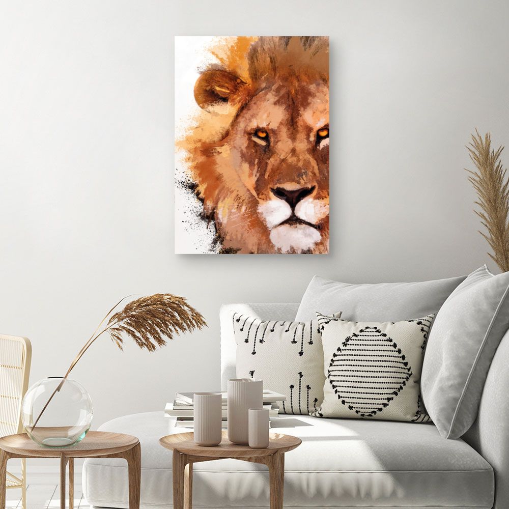 Tableau Lion majestueux