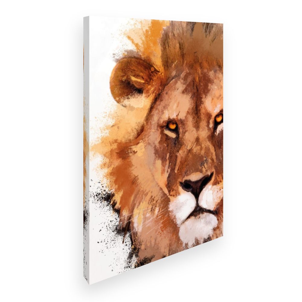 Toile Lion majestueux