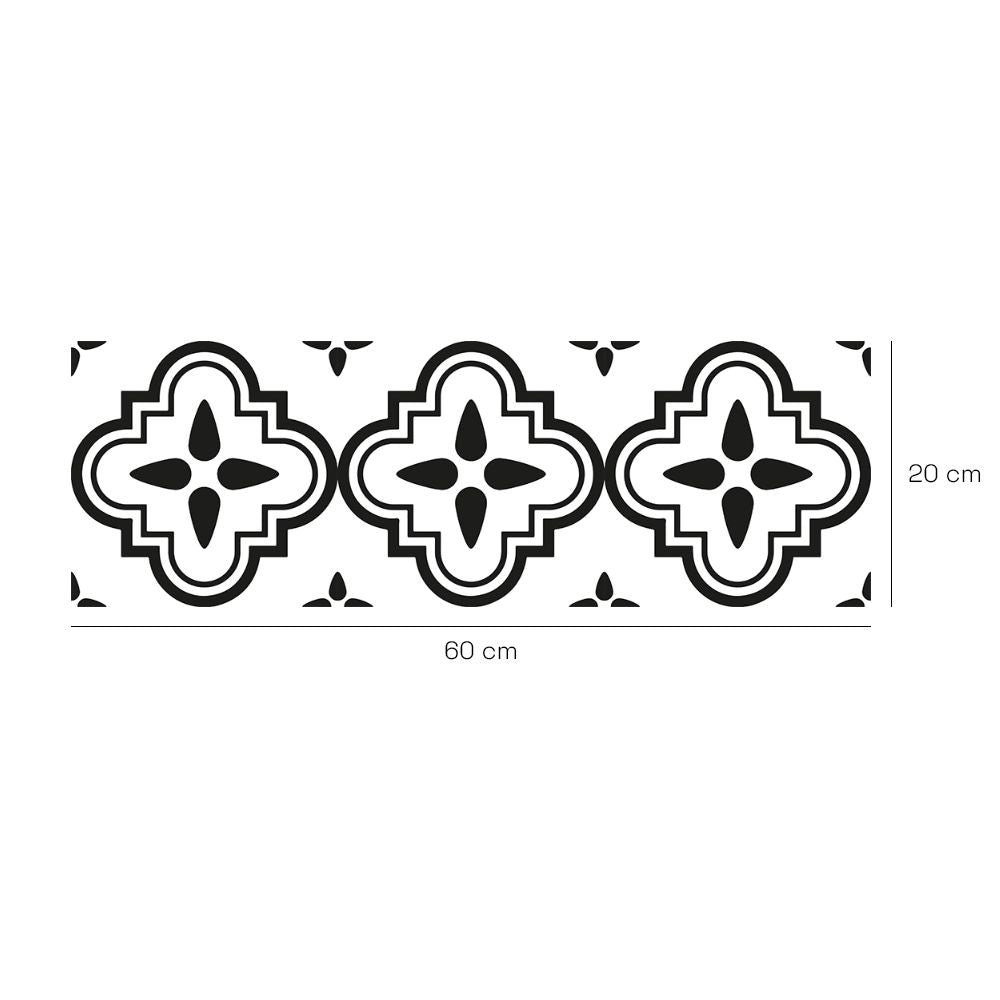 Crédence en aluminium n°86 / Motifs géométriques élégants