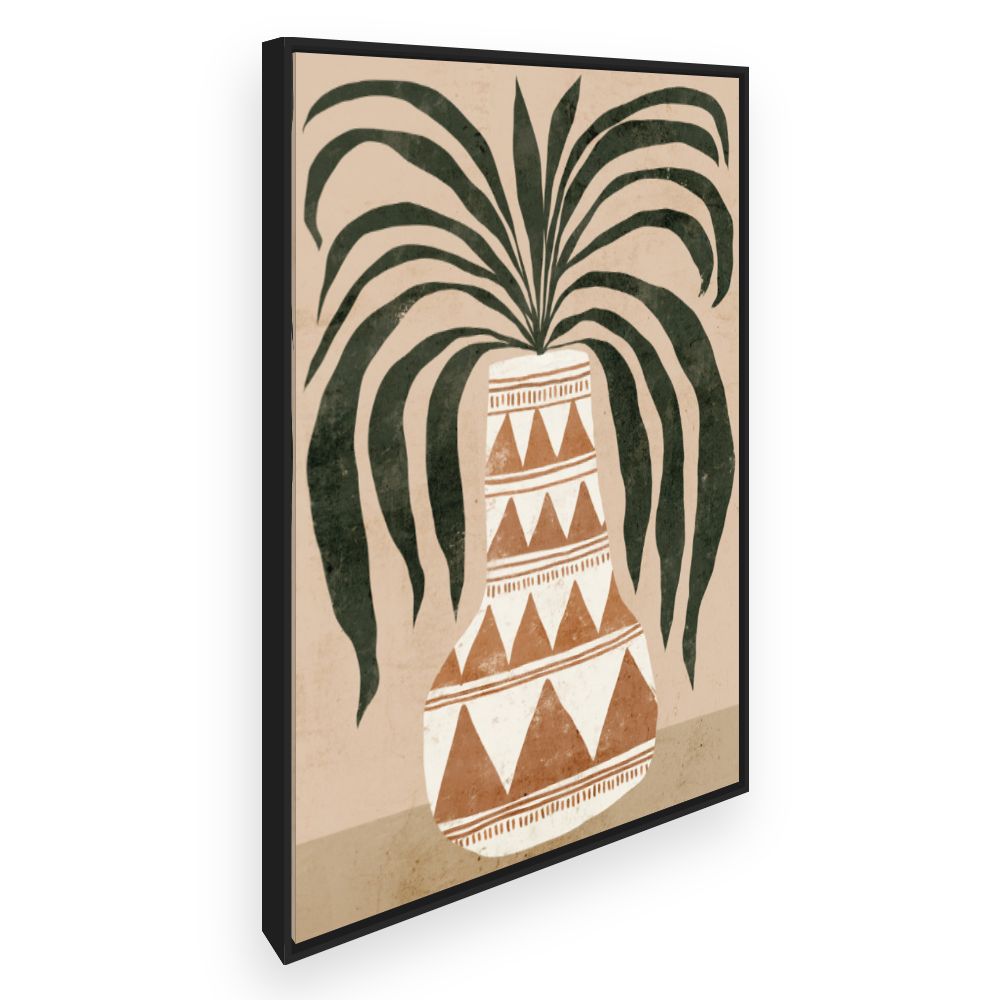 Toile Plante exotique élégante