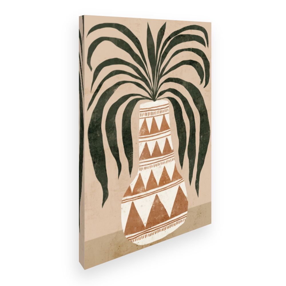 Toile Plante exotique élégante
