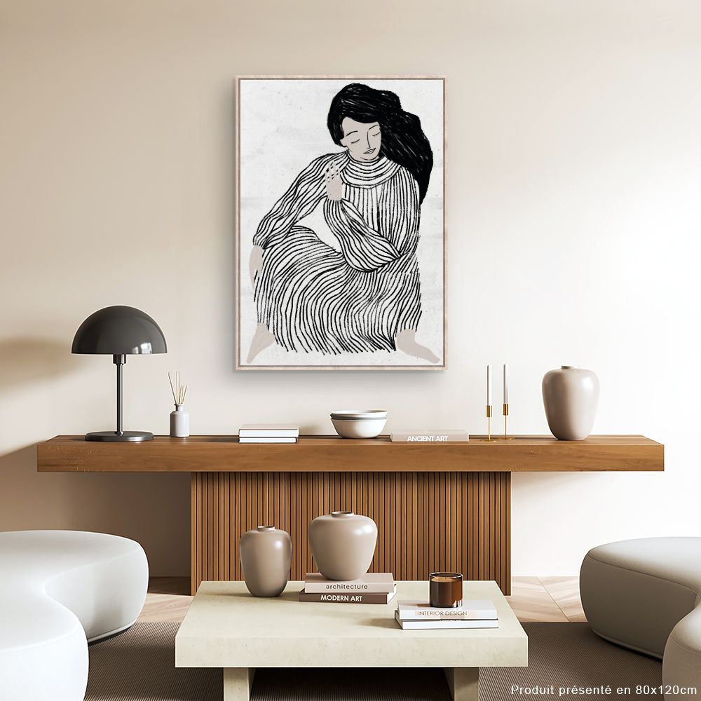 Tableau Silhouette élégante