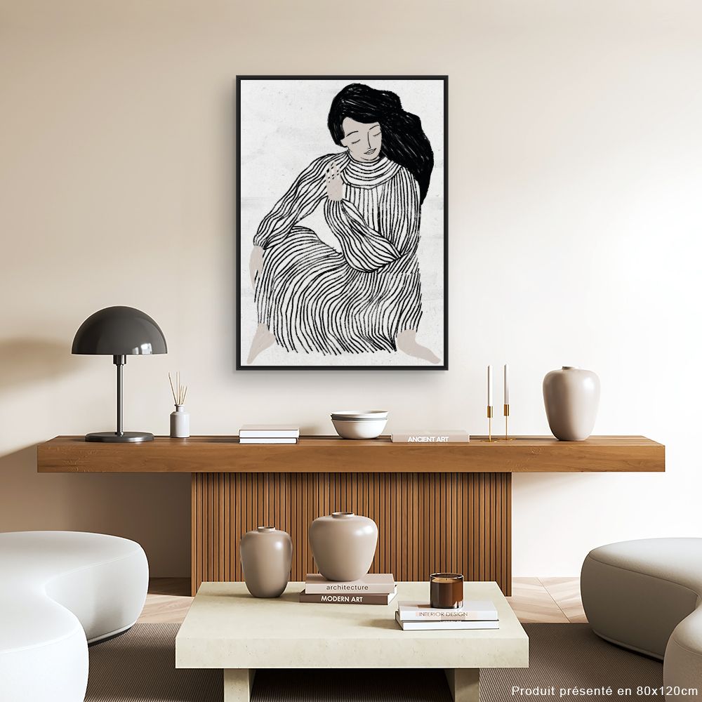 Tableau Silhouette élégante