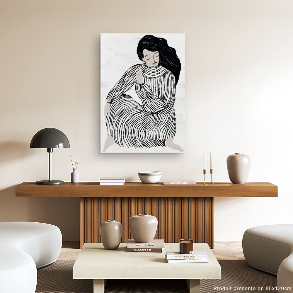 Tableau Silhouette élégante