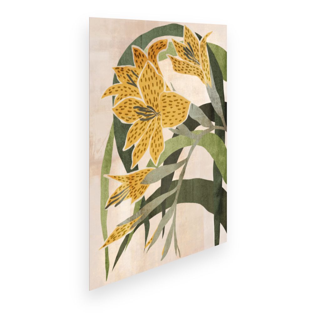 Affiche Fleurs abstraites