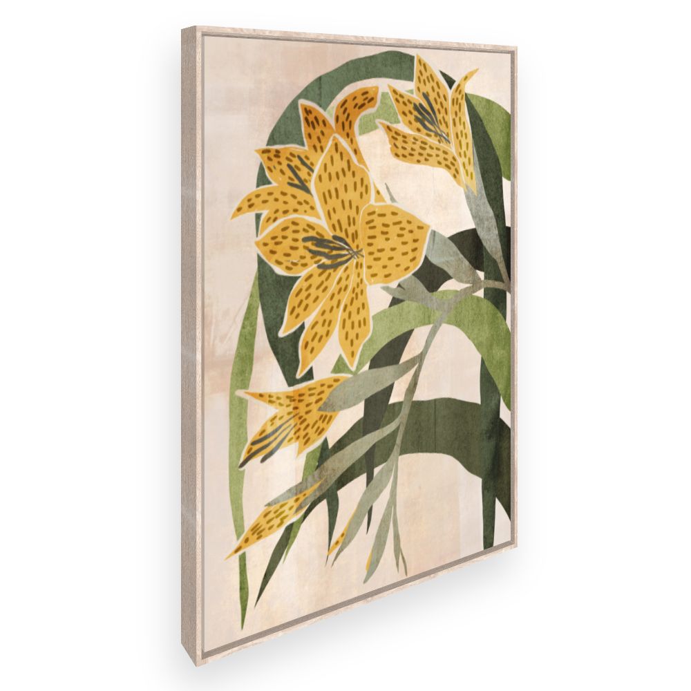 Toile Fleurs abstraites