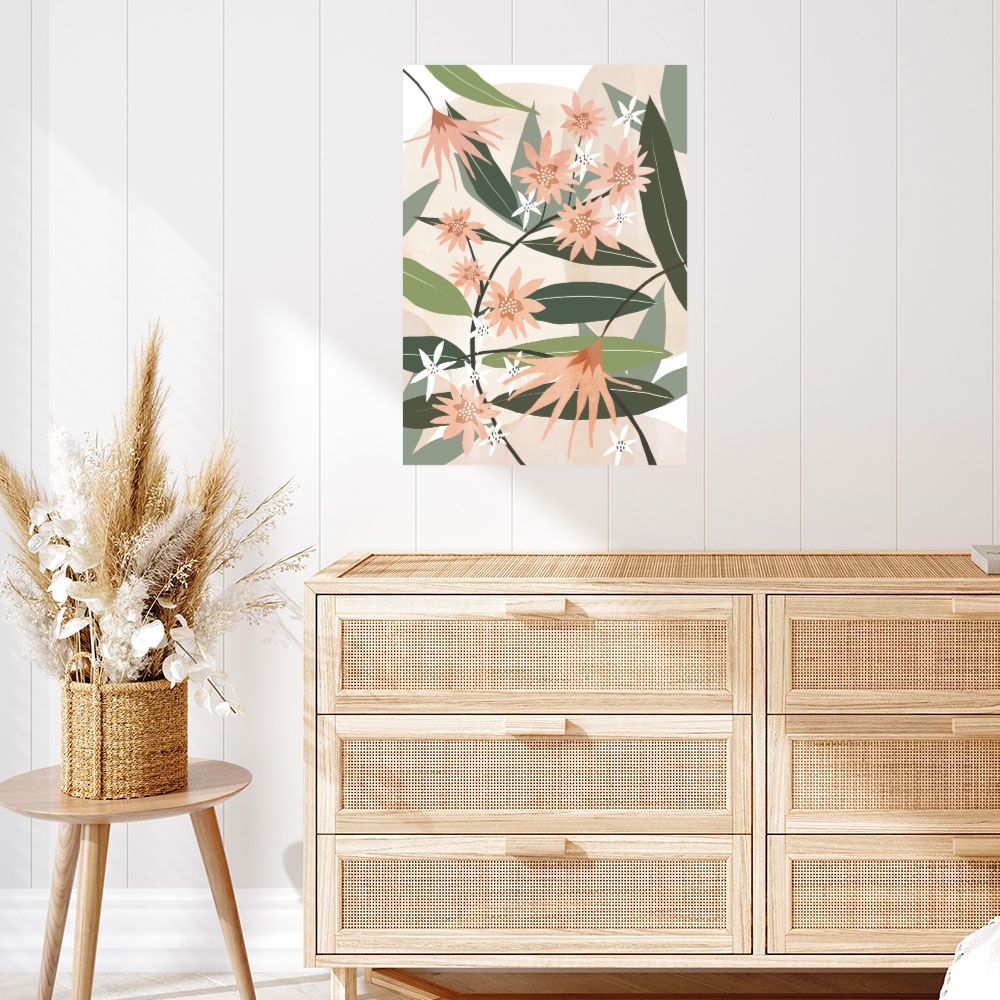 Affiche Fleurs délicates