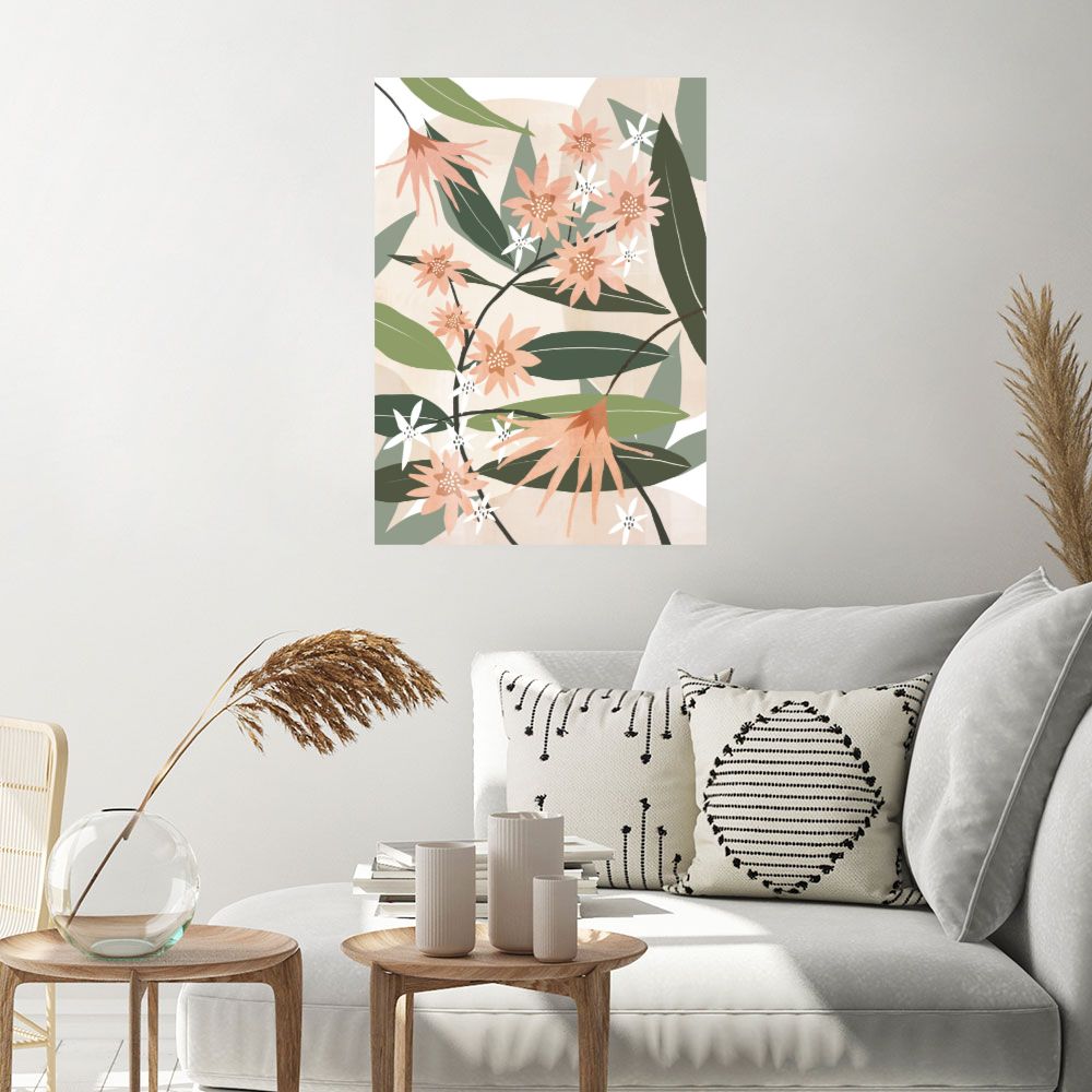 Affiche Fleurs délicates