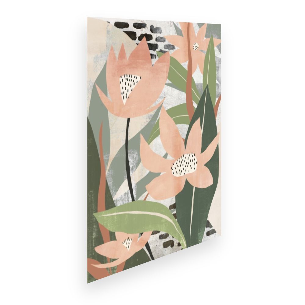 Affiche Fleurs abstraites