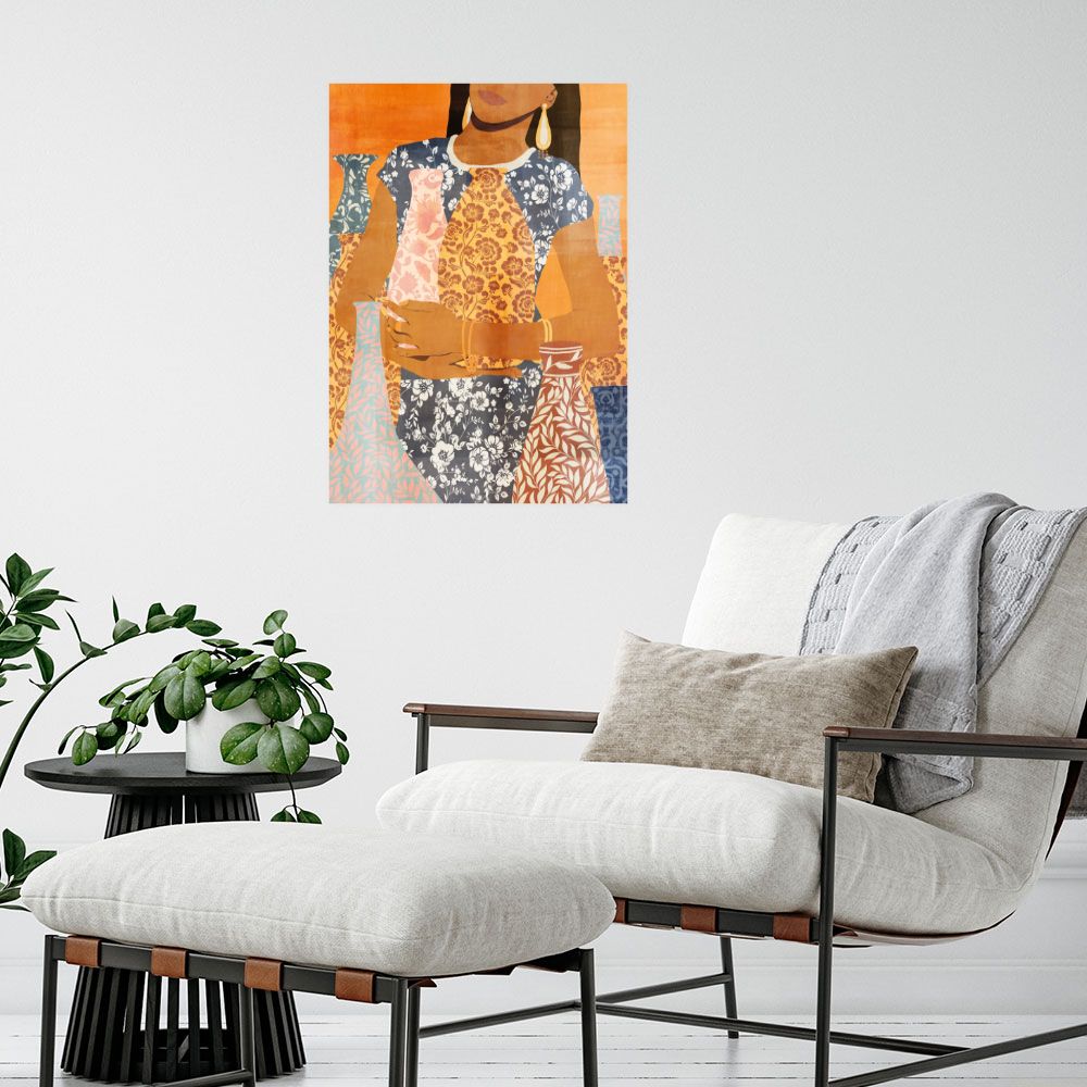 Affiche Élégance florale vibrante