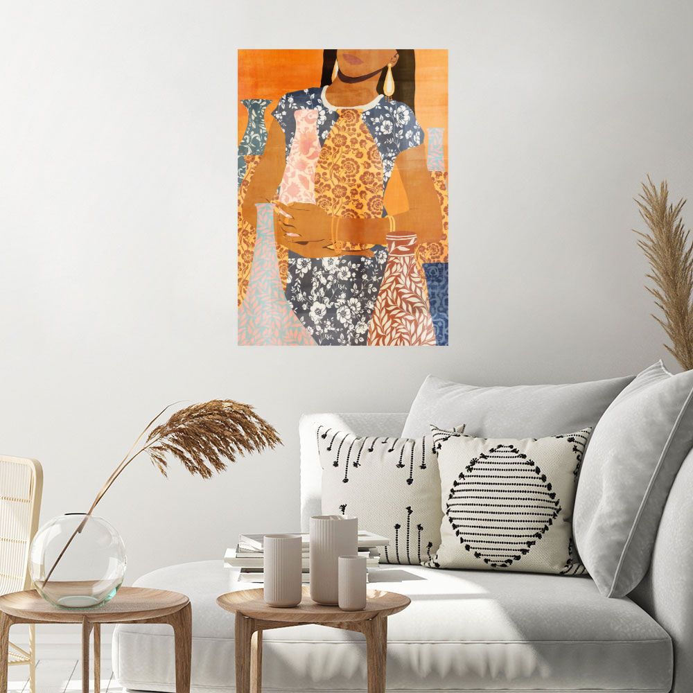 Affiche Élégance florale vibrante