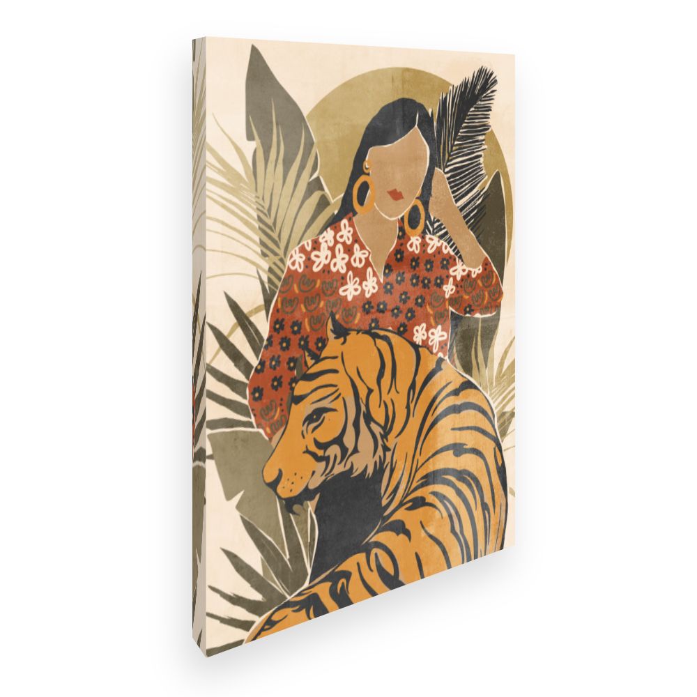 Toile Élégance sauvage