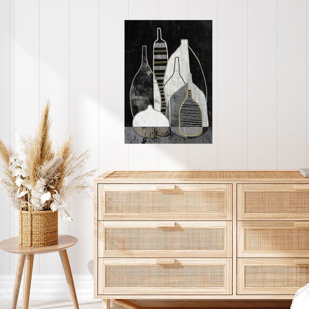 Affiche Bouteilles artistiques